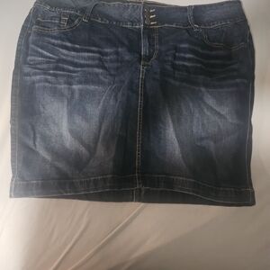 Torrid Dark Blue Denim Pencil Skirt